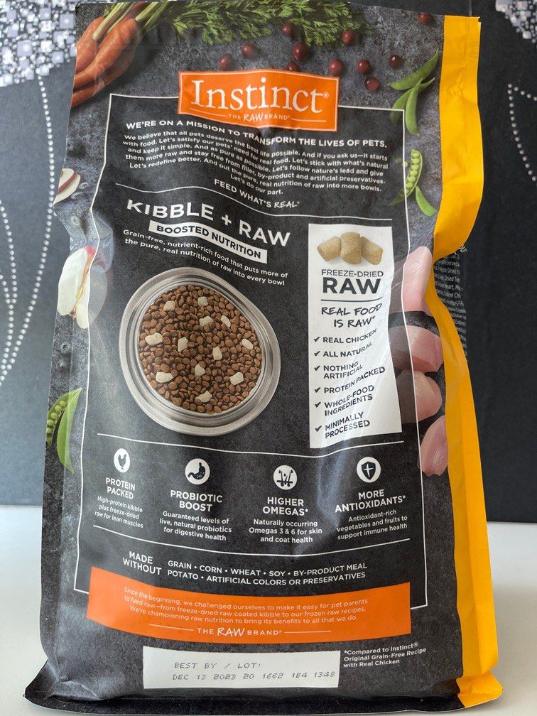 Instinct Raw Boost Cat Kibbles Dry Food 2.2kg, Pet Supplies, Pet Food