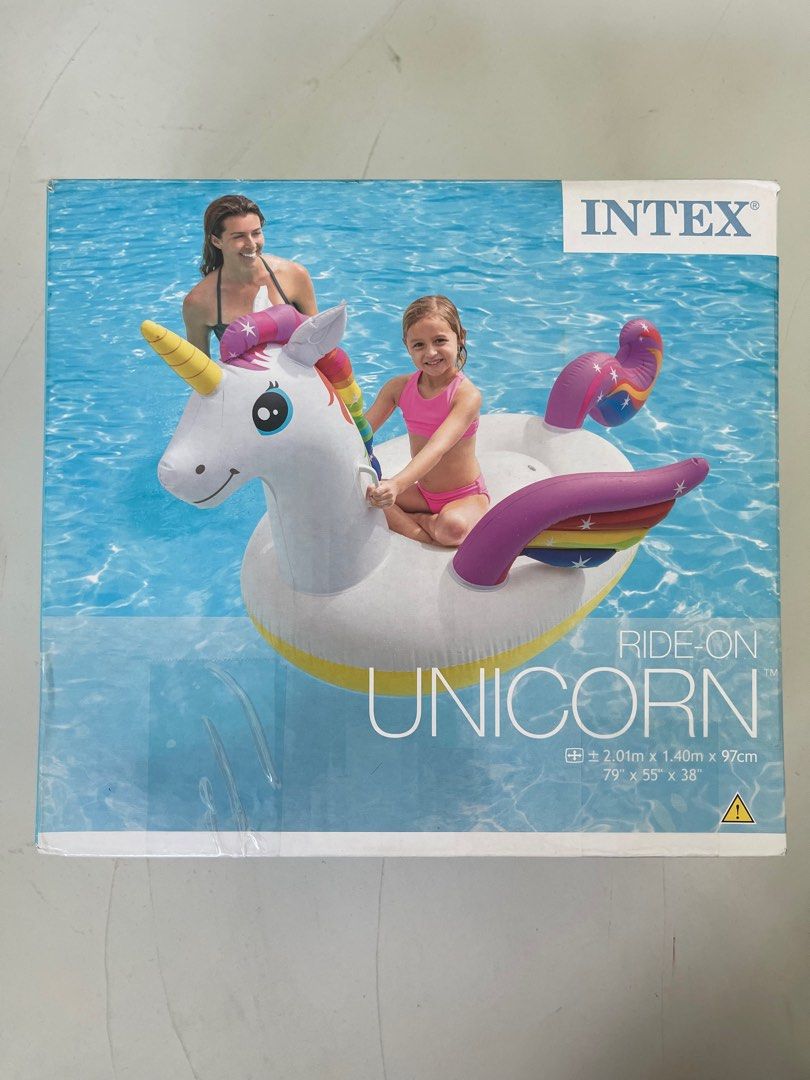 Intex Ride-on unicorn, Sports Equipment, Other Sports Equipment and ...