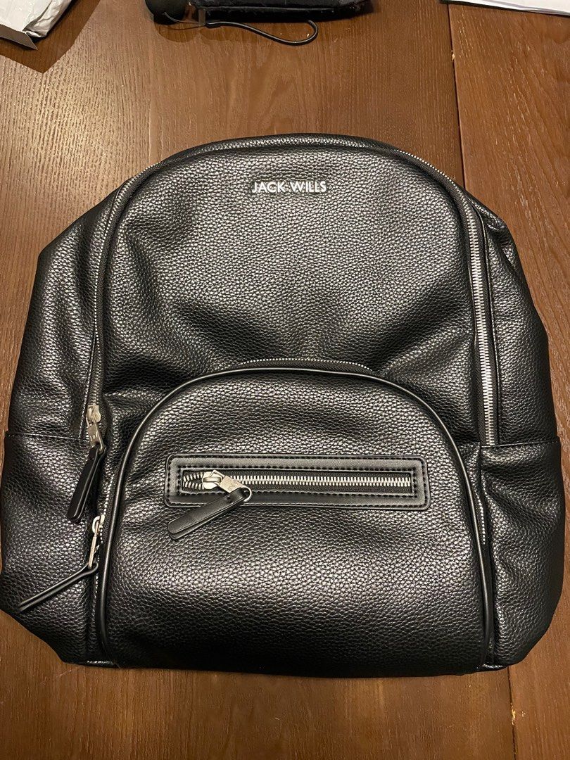 Jack wills online leather backpack