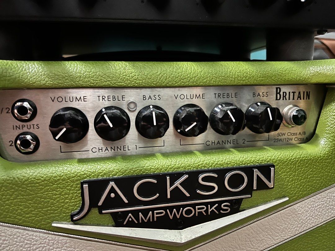 Guitar amp Jackson Ampworks Britain 3.0 hardwired, Hobbies & Toys