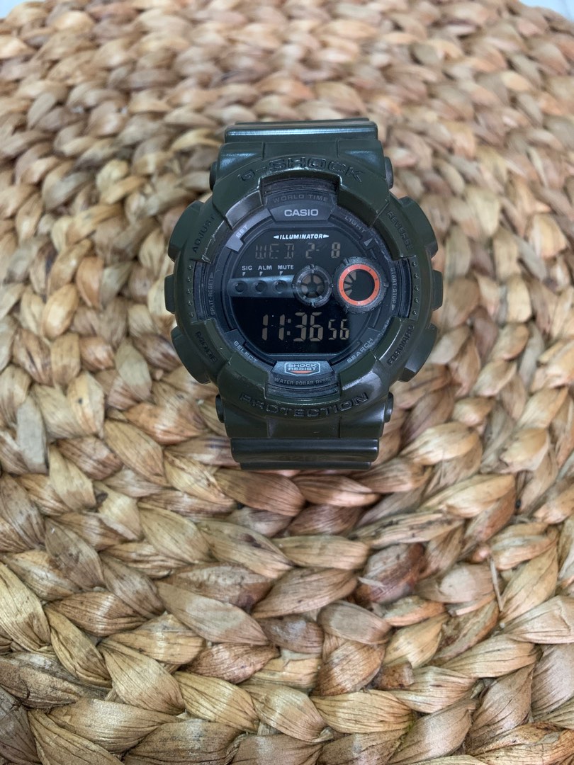 Jam G-Shock Military Series, Fesyen Pria, Jam Tangan di Carousell
