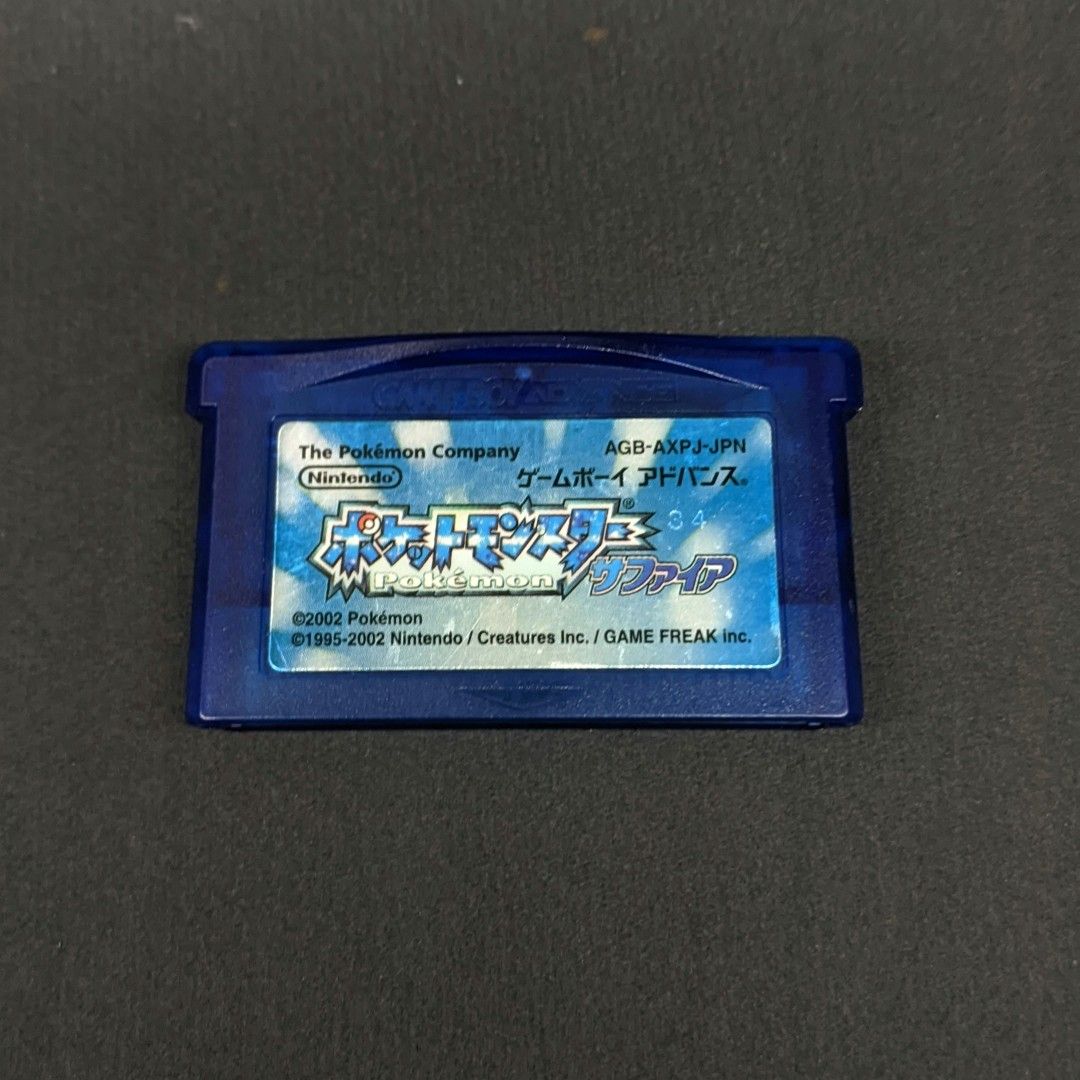 (Japan) Pokemon Sapphire GBA, Video Gaming, Video Games, Nintendo on Carousell