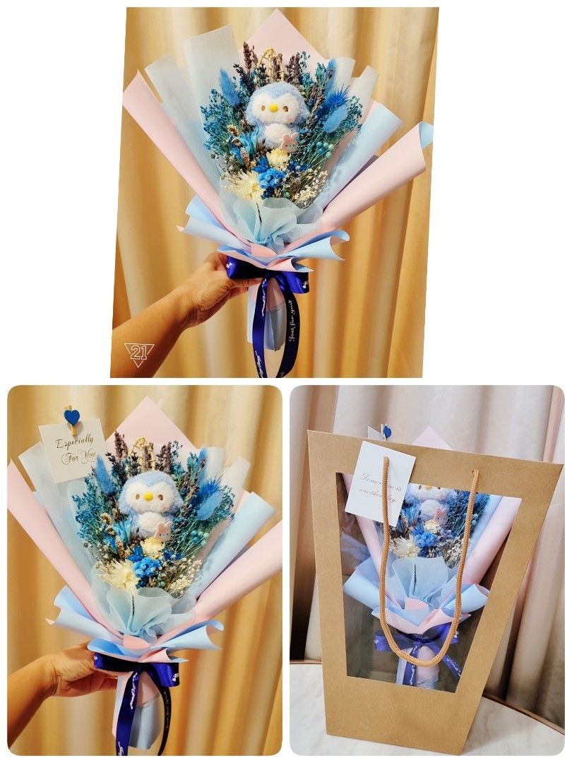 Japanese plush toy bouquet, Hobbies & Toys, Stationery & Craft, Flowers