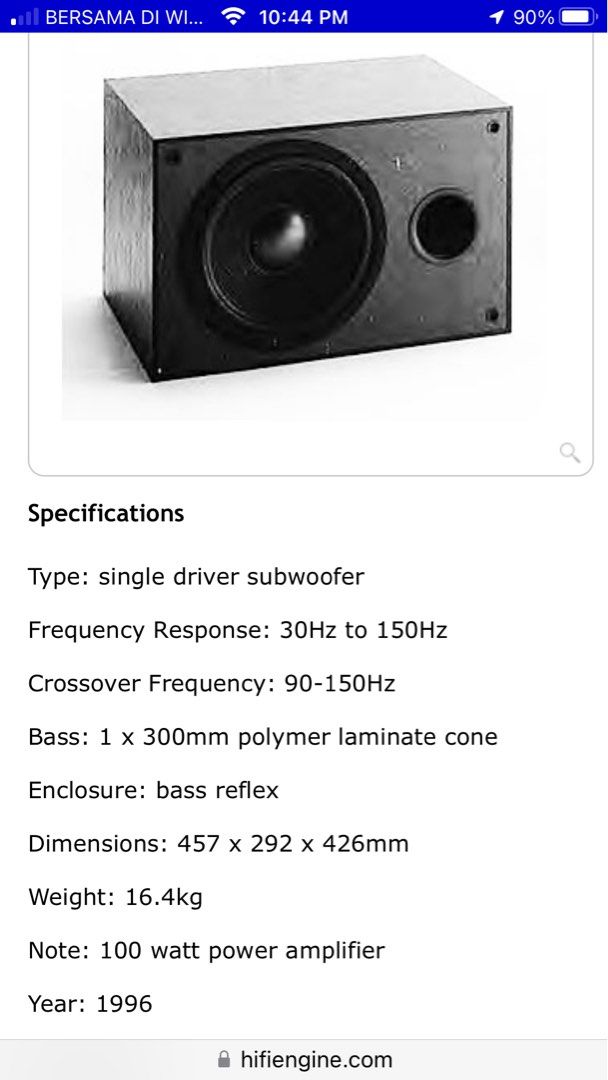 JBL Active Subwoofer PSW 1000, Audio, Other Audio on Carousell