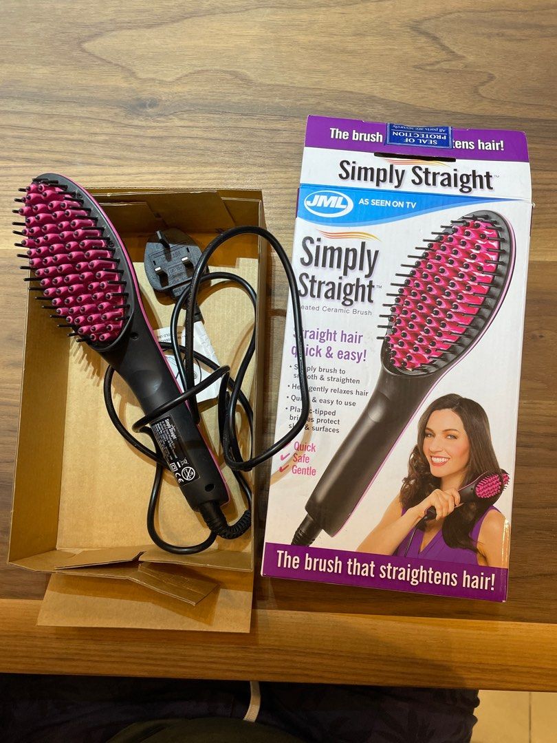 JML Simply Straight Brush Hair Straightener