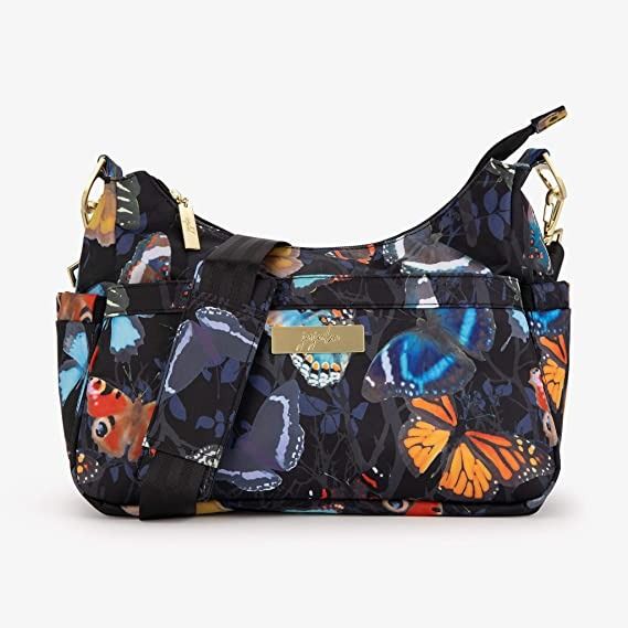 Jujube Hobobe Social Butterfly (Category: Shoulder Bags) located in San Juan City. Submitted by chaitealover (Listing ID 1213997007, Image 1). Description: This classic hobo-style bag is sure to become a staple of your wardrobe, both while your baby is still in diapers and long after. There are plenty of pockets to keep your and baby’s stuff organized, and a zippered closure at the top keeps it all safely inside. When your little one has outgrown