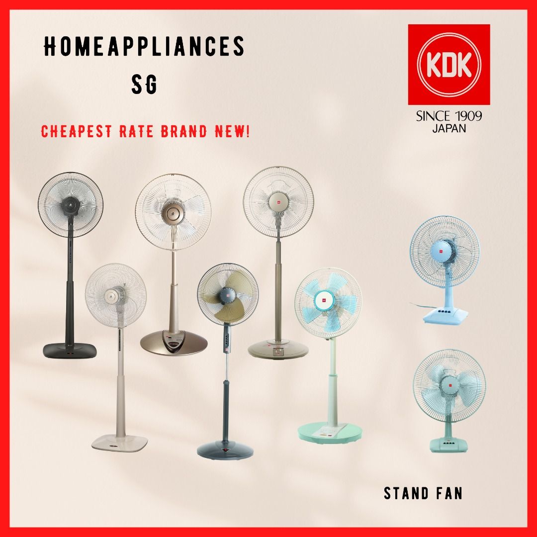 KDK STAND FAN / DESK FANS AUTHORIZED DEALER *FAST DELIVERY* *READY