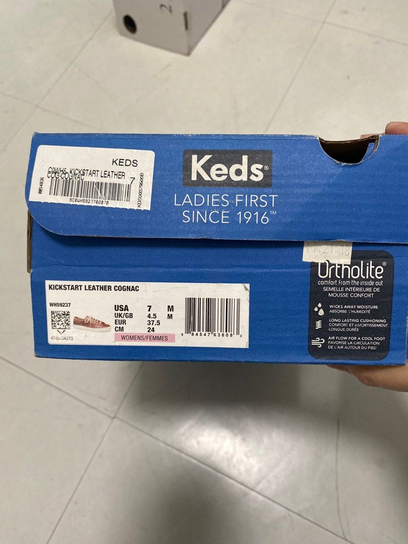 Keds Kickstart Leather Cognac Women s Fashion Footwear Sneakers on Carousell