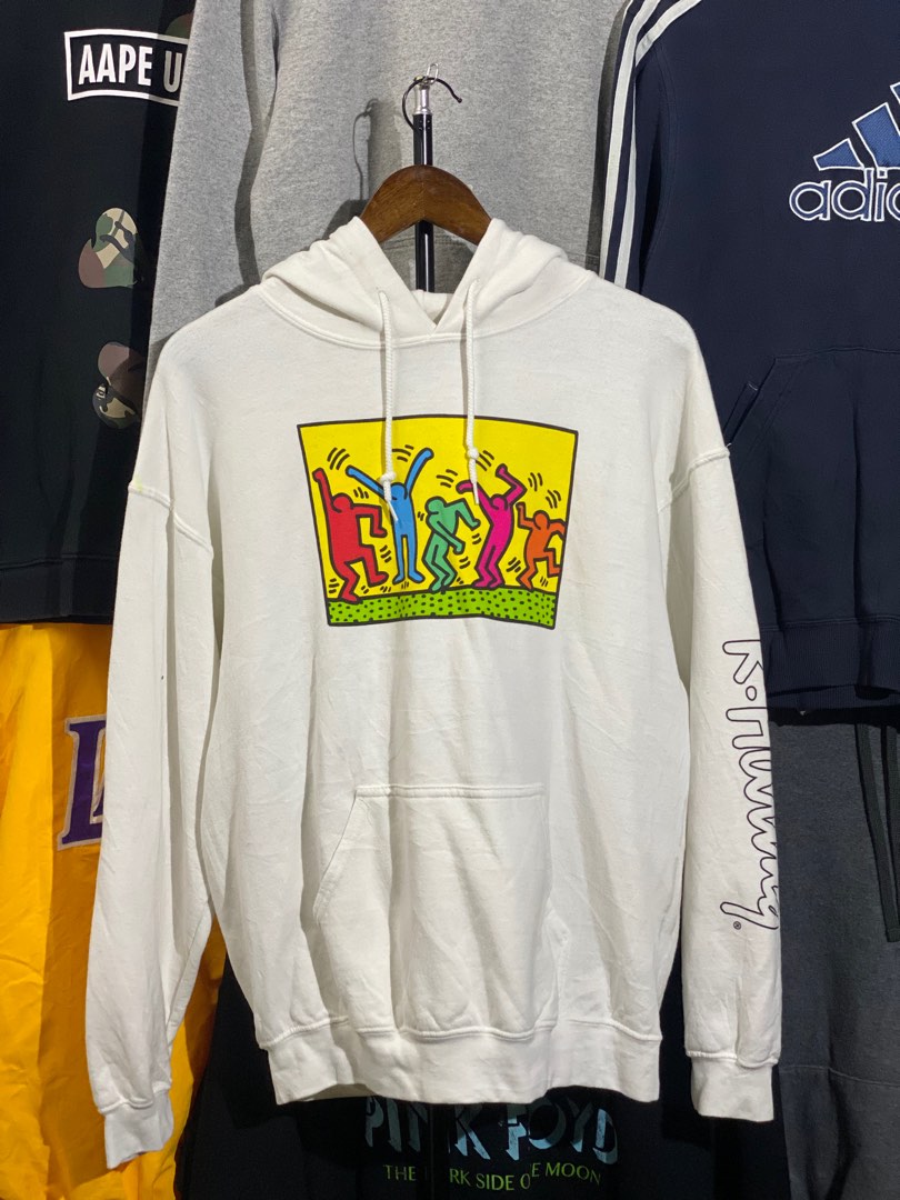 keith haring, Men's Fashion, Tops & Sets, Hoodies on Carousell