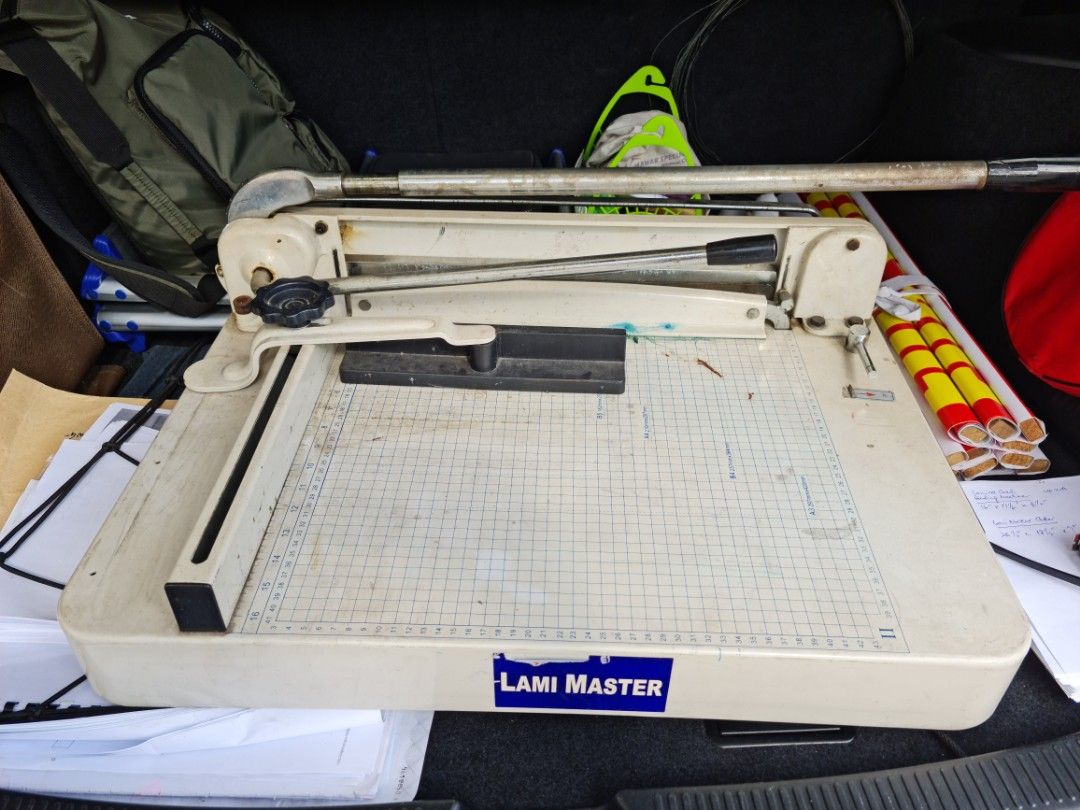 Lami Master Guillotine Heavy Duty Papers Cutter B7 to A3 Paper Size
