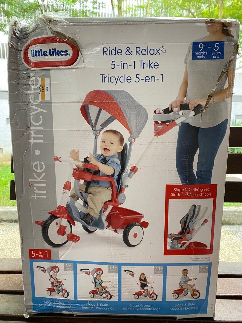 little tikes 5 in 1 trike blue