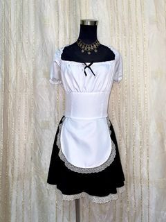 Lolita Maid Japan Black White Cosplay Dress 2