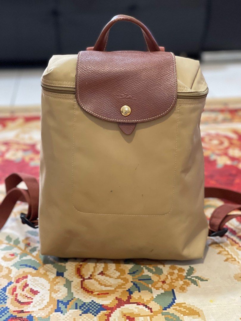Longchamp rucksack beige 2025
