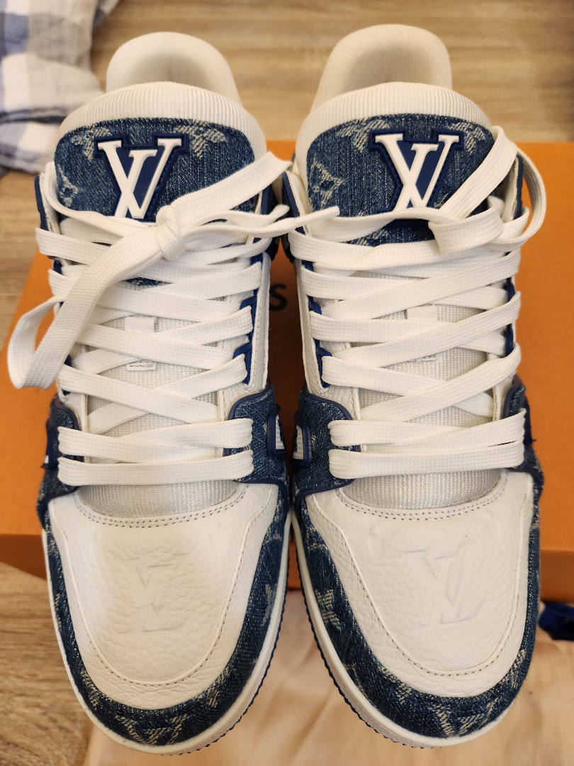 Louis Vuitton 408 Trainer Monogram Denim - Novelship