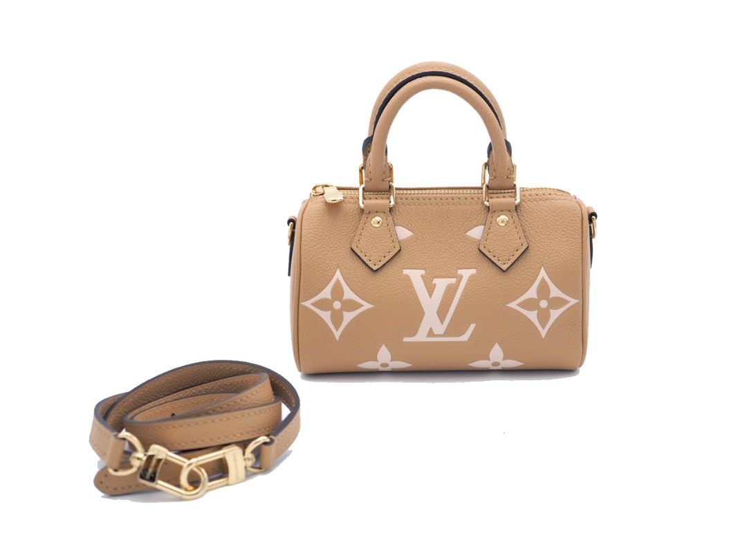 Louis Vuitton Diane NM Handbag Empreinte Leather Neutral 2335331