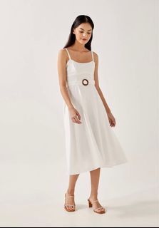 Love, Bonito Rorra belted fit & flare dress