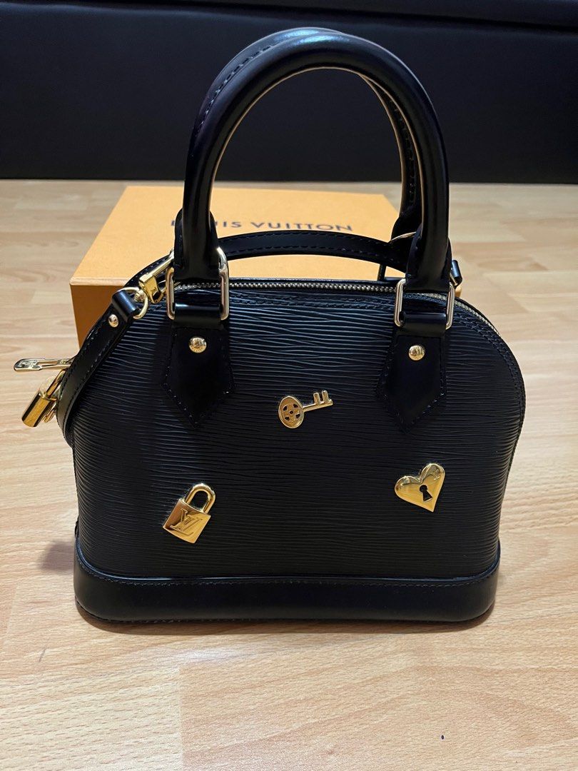 Louis Vuitton - Authenticated Alma Bb Handbag - Leather Black for Women, Never Worn