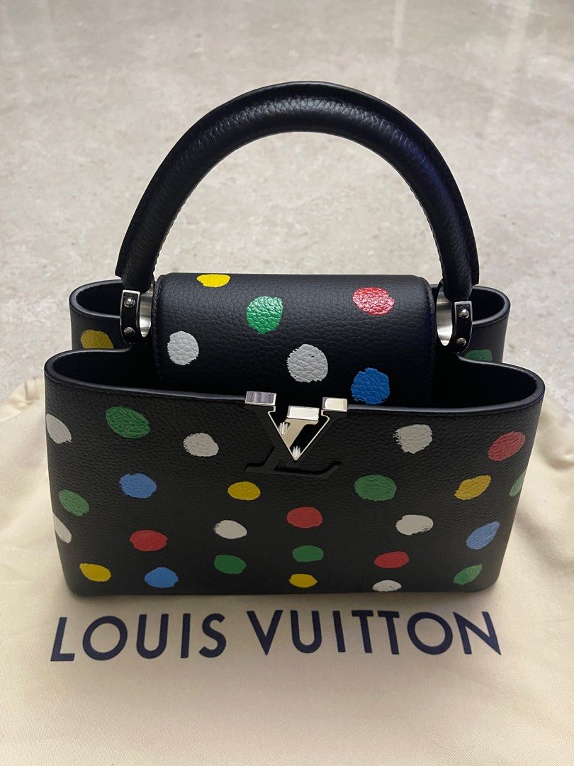 Louis Vuitton LV & YK Capucines Taurillon with Flowers