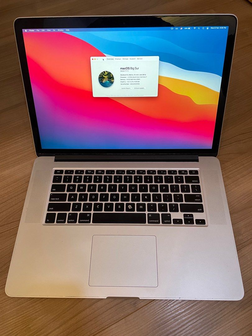 Macbook pro retina late shop 2013 15 inch