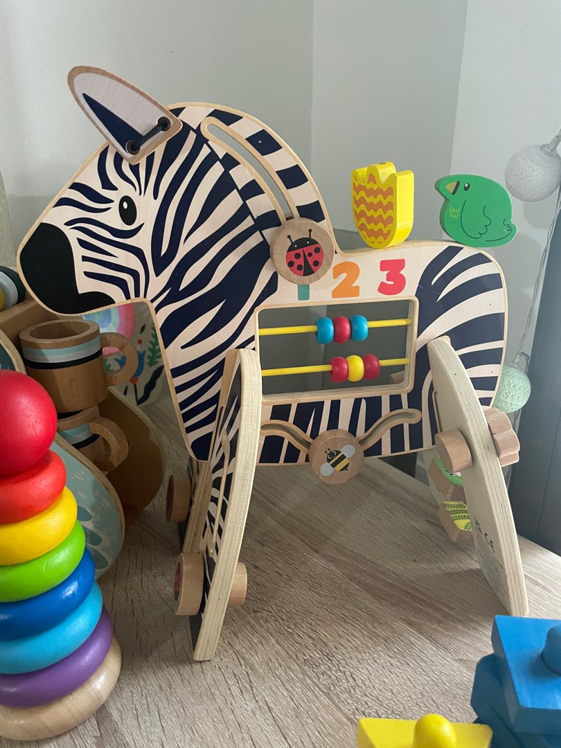 Manhattan toy safari zebra, Babies & Kids, Infant Playtime on Carousell