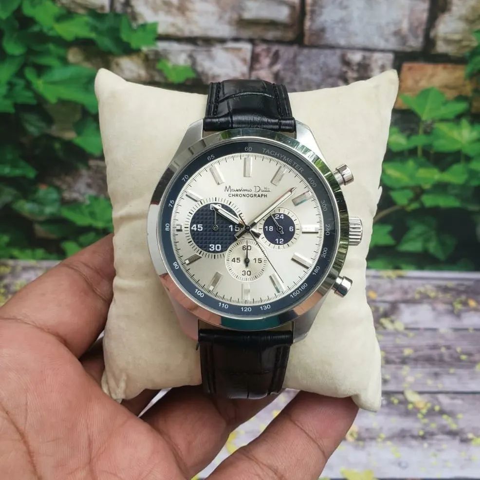 Massimo Dutti Mens chronograph original Fesyen Pria Jam Tangan