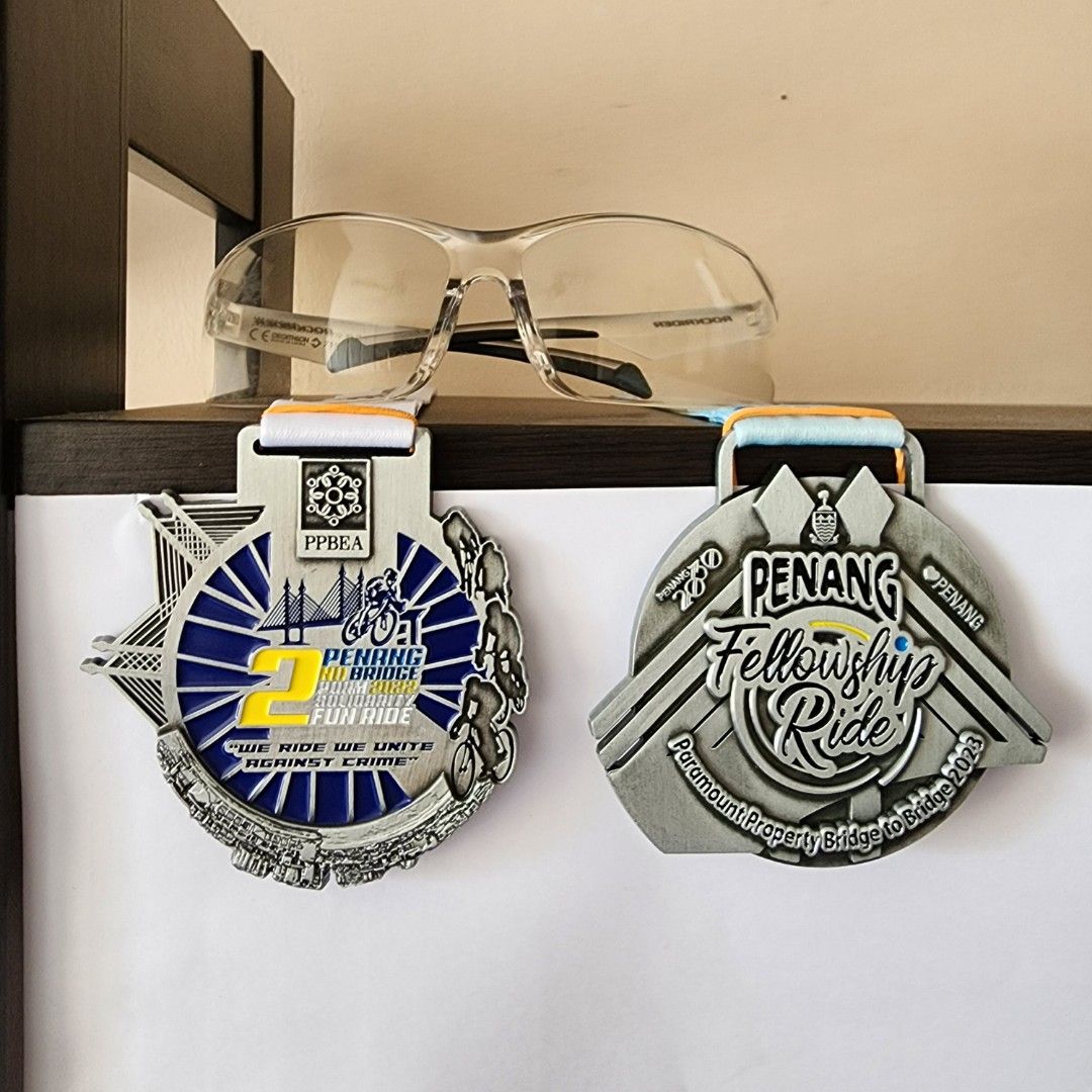 Medal Penang 2nd Bridge PDRM 2022 Solidarity Fun Ride / Medal
