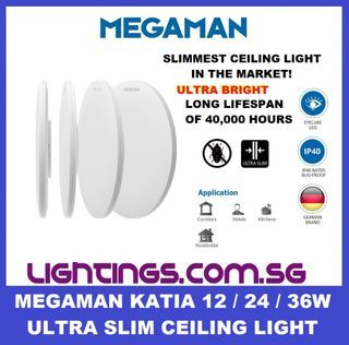 MEGAMAN Katia Ultra Slim Ceiling Light - 12W / 24W / 36W