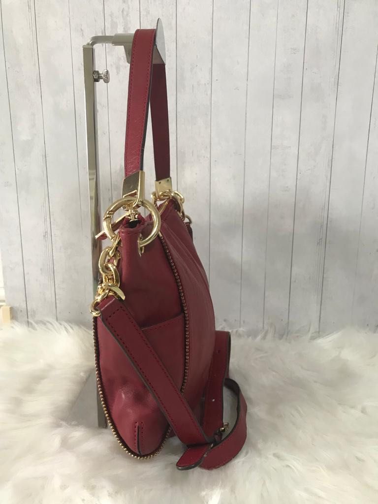 Michael kors deals dark red bag