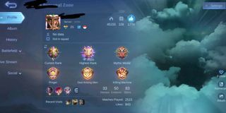 Mobile Legends Account Ex 10K Glory