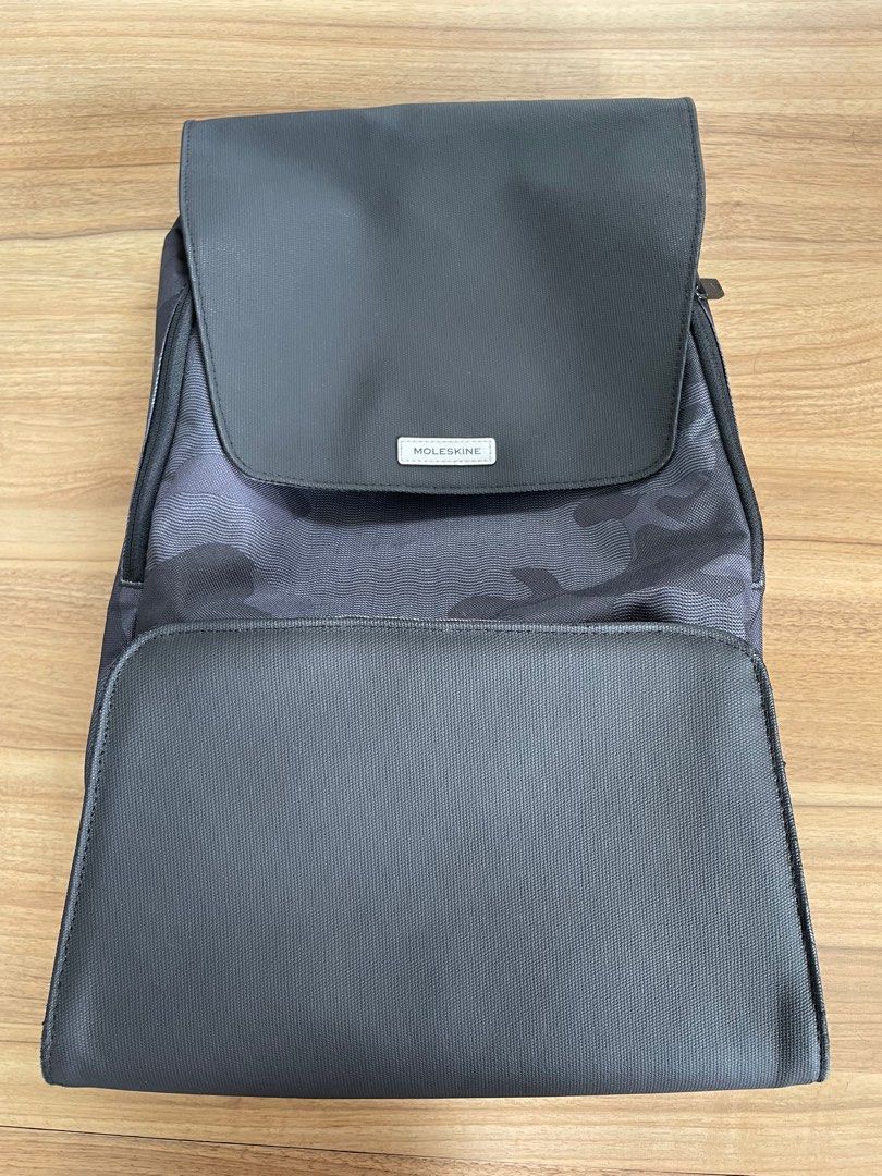 Moleskine backpack black / dark grey, Men's Fashion, Bags, Backpacks on