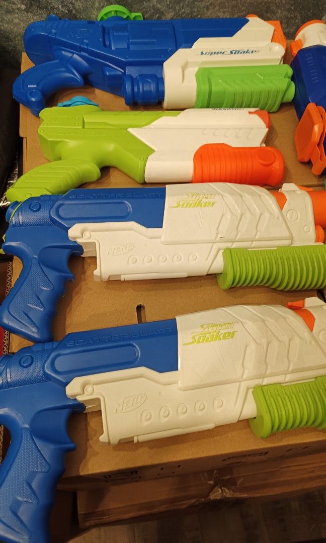Nerfs Super Soakers, Hobbies & Toys, Toys & Games on Carousell