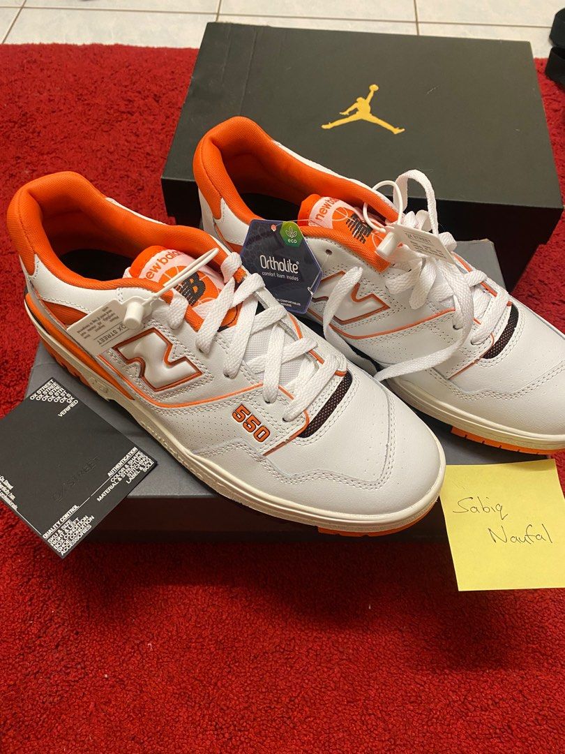 New balance 550 varsity orange