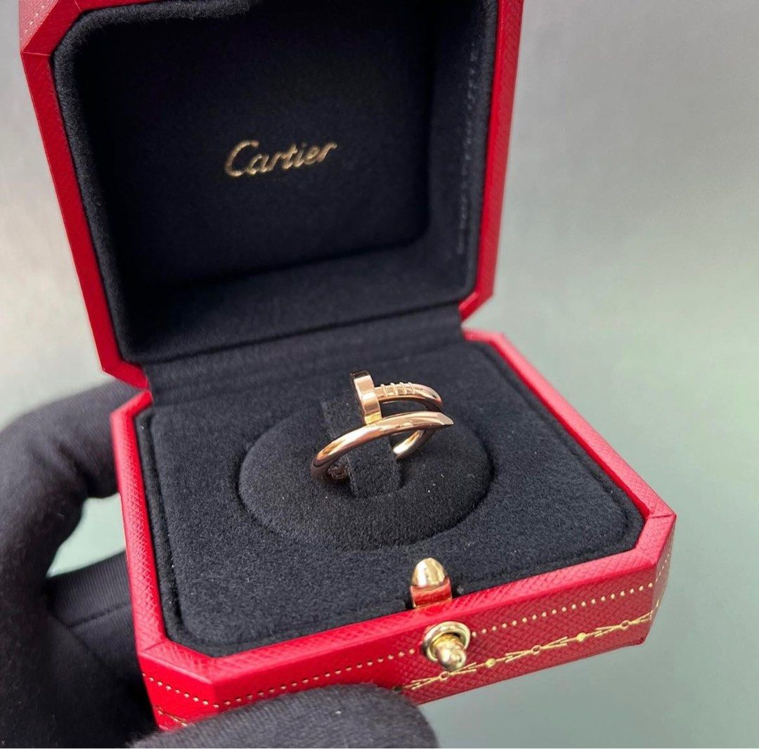 NEW Cartier Juste Un Clou Ring Rose Gold Size 51 Luxury