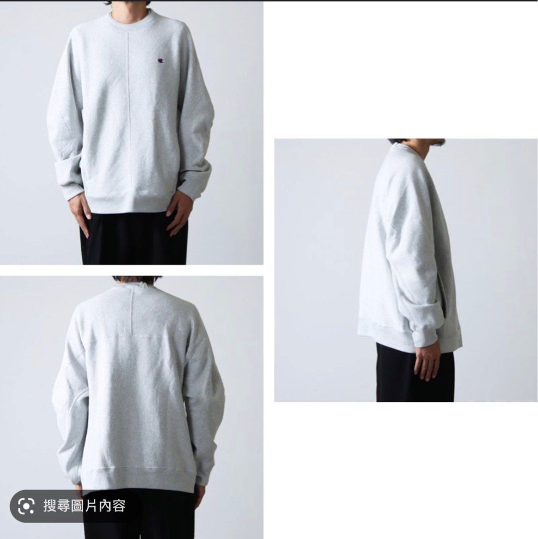 N.HOOLYWOOD × Champion CREWNECK SWEATSHIRT 全新M碼, 男裝, 上身及