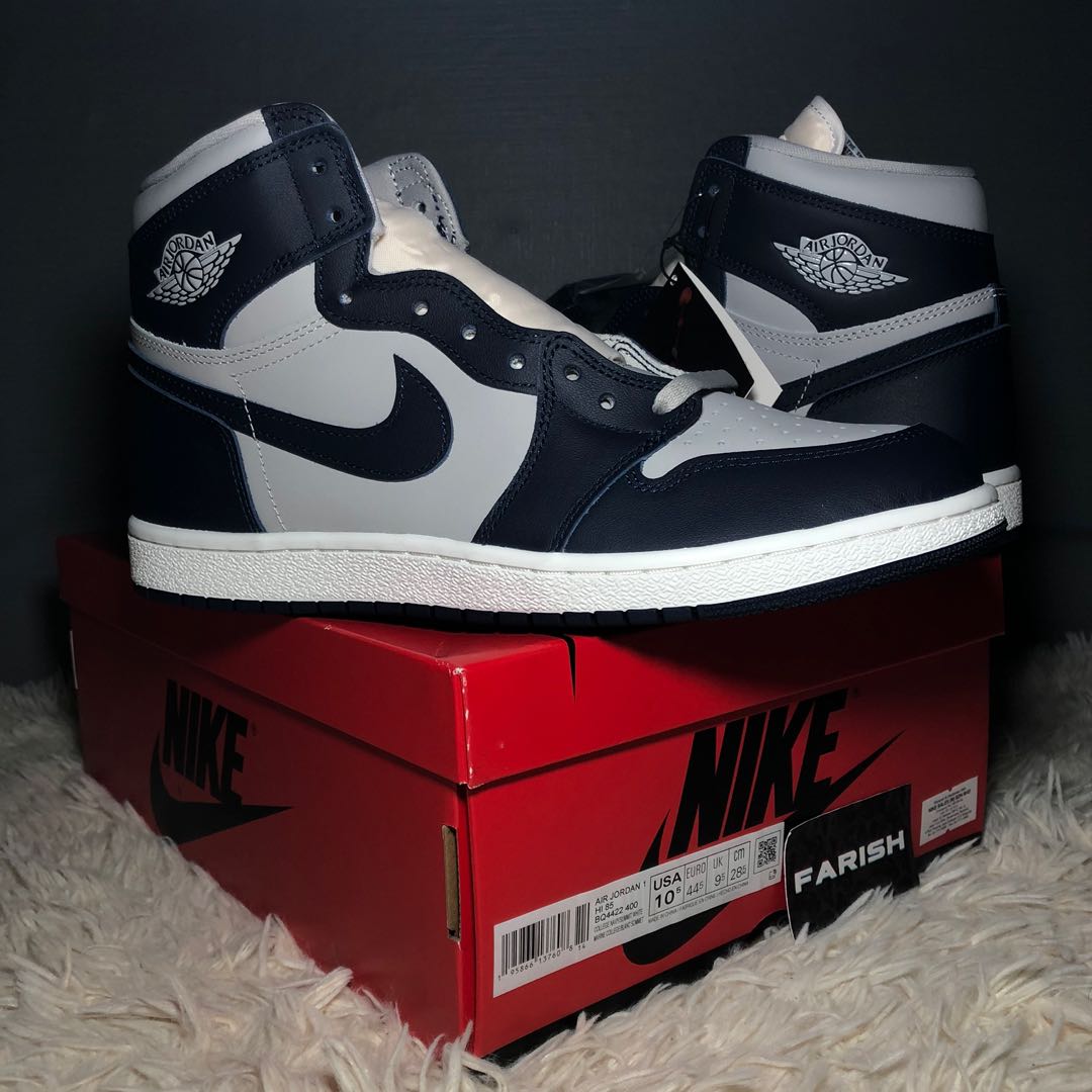 Nike Air Jordan 1 High '85 Georgetown, Men's Fashion, Footwear ...