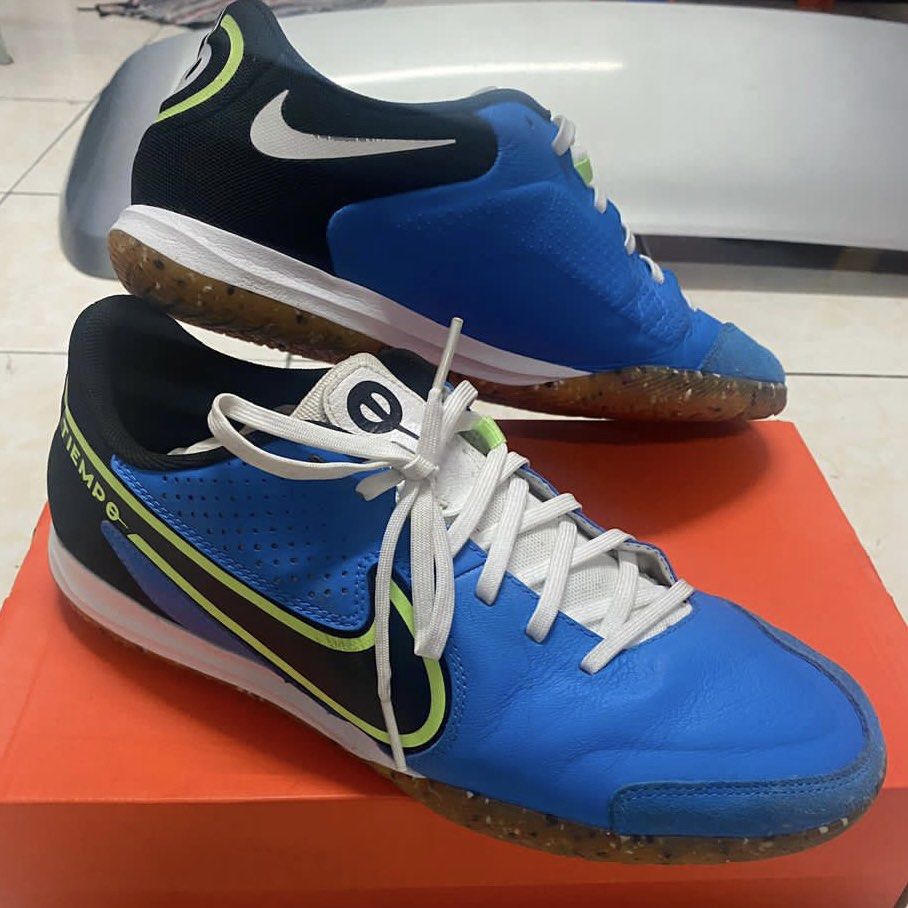 Nike Tiempo Legend 9 Academy IC Blue Men s Fashion Footwear