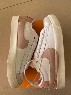 Offer . Ready Stock ! NIKE Blazer Low '77 Jumbo White Pink shoes US 7.5 Euro 38.5 24.5 cm