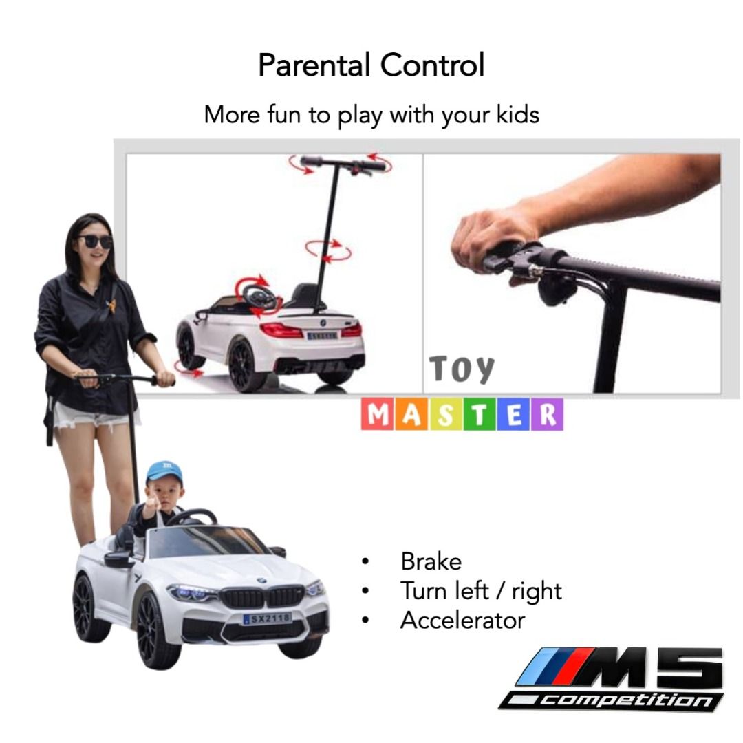 Official BMW M5 competition Sport Children Electric Ride Car Toy ...