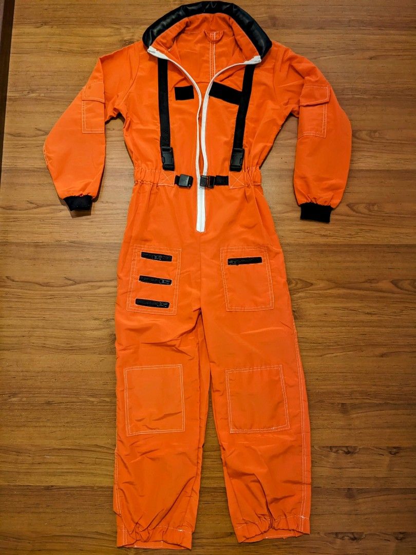 Adult Men's NASA Astronaut Orange Costume main image 0