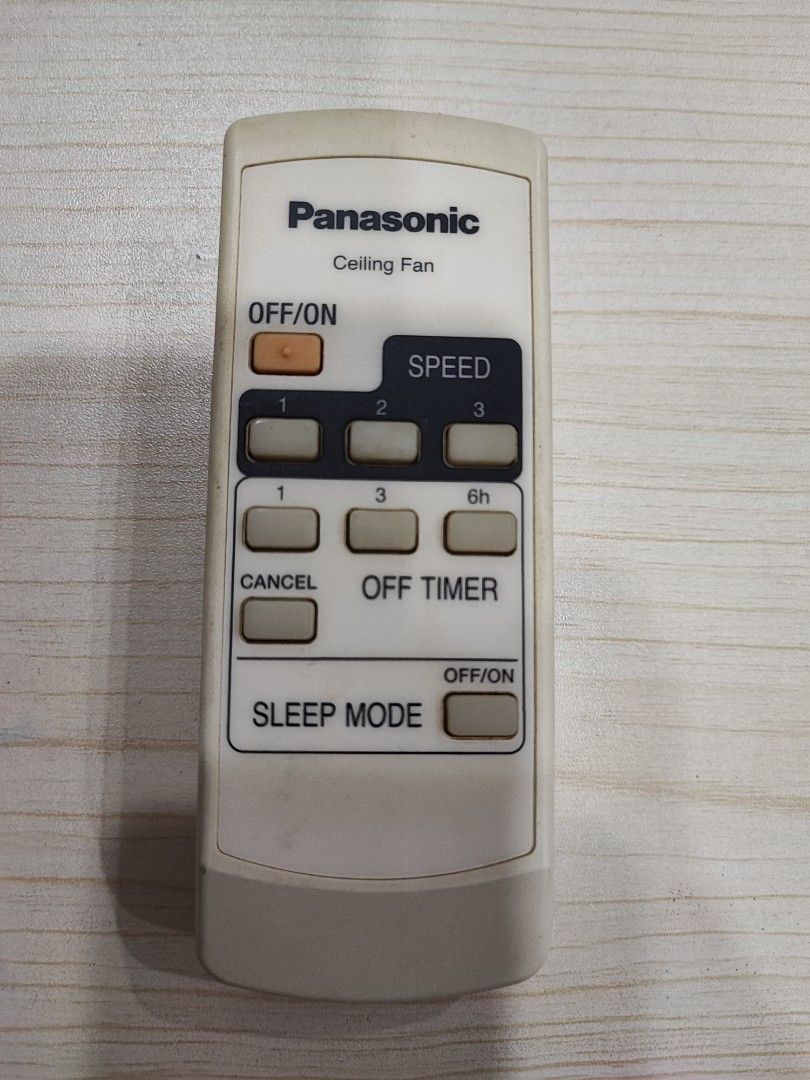 Original Panasonic Ceiling Fan Remote Control, Furniture & Home Living