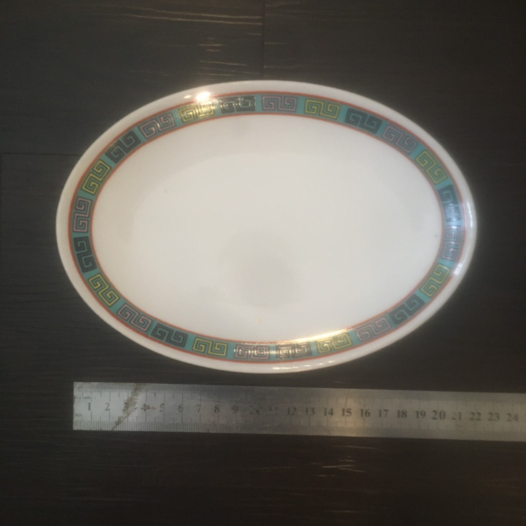 Set of 10x oval appetizer plates, Furniture & Home Living, Kitchenware