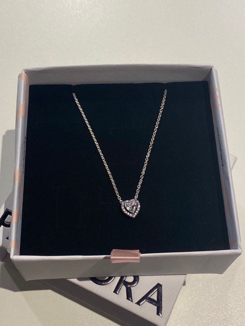 Pandora heart outlet diamond necklace