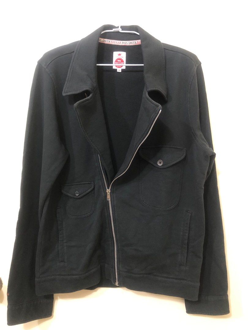 Paul Smith 日本專售復古系列的RED EAR-黑色棉質春秋外套, 他的時尚