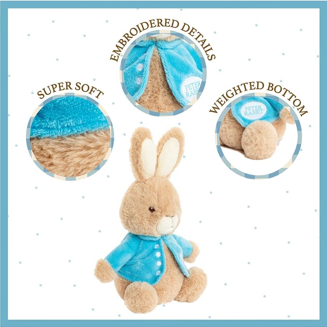 IN STOCK 現貨- Peter Rabbit™ 9-Inch Beanbag Stuffed Bunny New