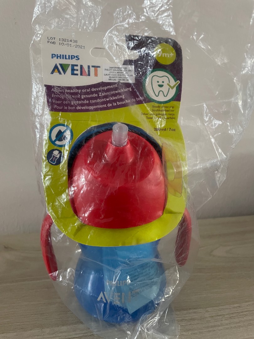 Philips avent straw bottle, Babies & Kids, Nursing & Feeding, Weaning