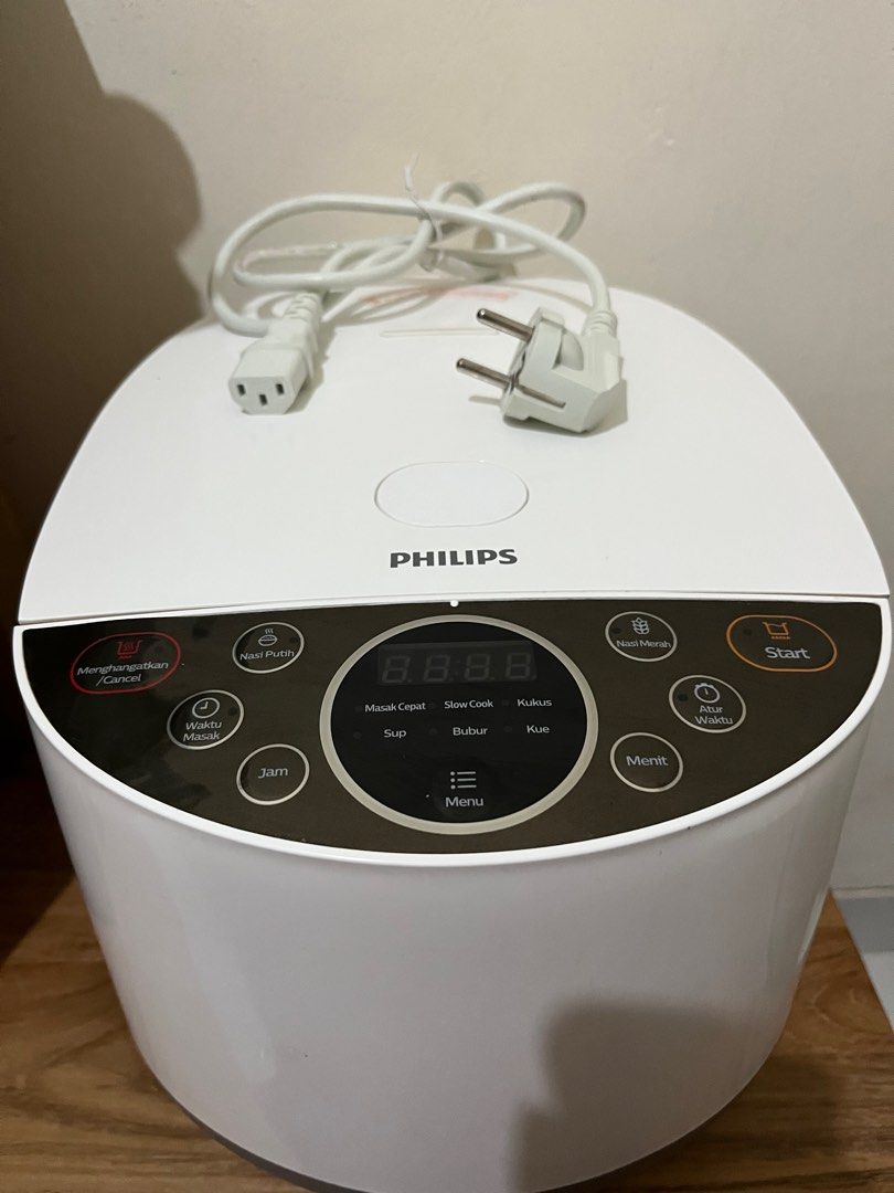 Philips Digital Rice Cooker 1.8L 8 mode masak, Kitchen & Appliances di