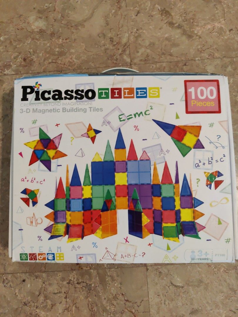 Picasso magnetic tiles, Hobbies & Toys, Toys & Games on Carousell