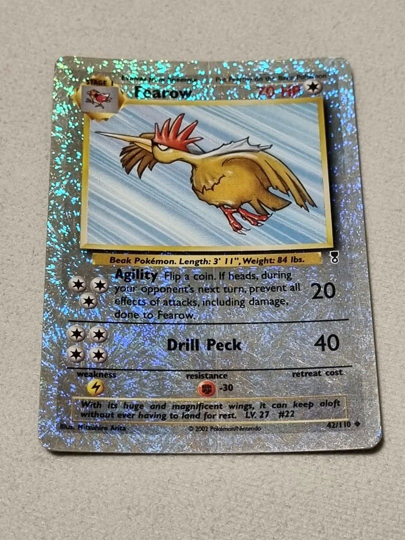 Pokemon TCG Fearow [Reverse Holo] 42 Pokemon Legendary Collection