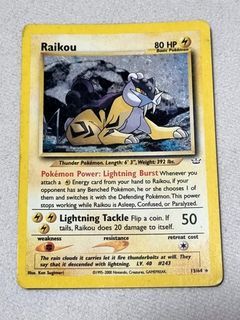 Raikou - Neo Revelation Unlimited - Pokemon