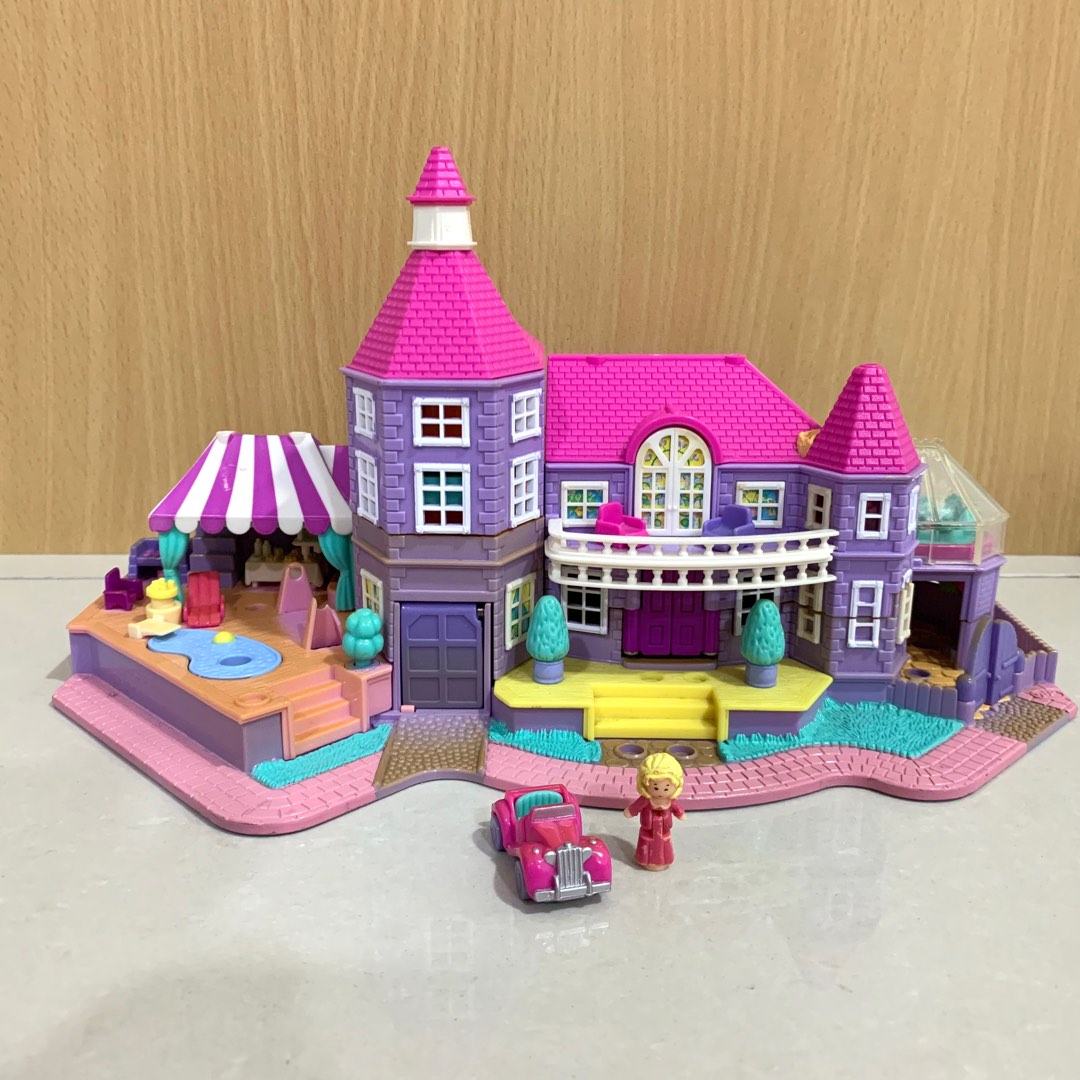 Polly Pocket Magical Mansion Lights up Hobbies Toys Toys